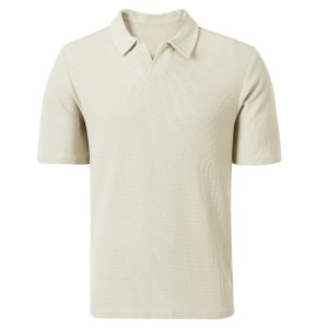 Open Collar Polo Shirt