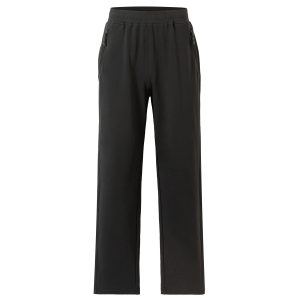 Black Women's Wide-Leg Sweatpants
